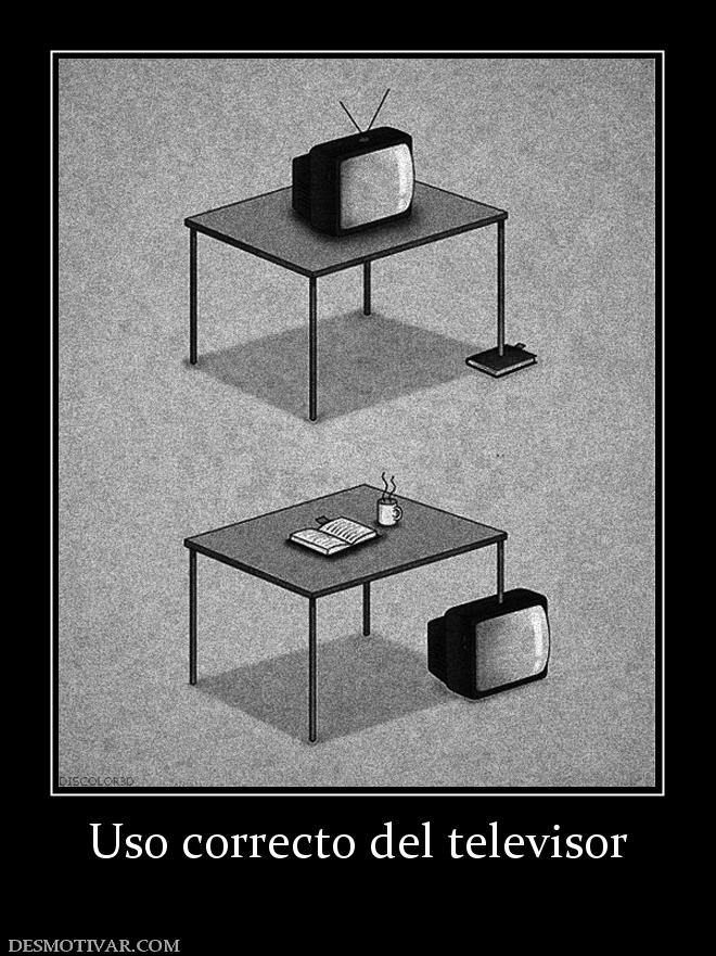 Uso correcto del televisor