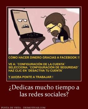 ¿Dedicas mucho tiempo a las redes sociales?