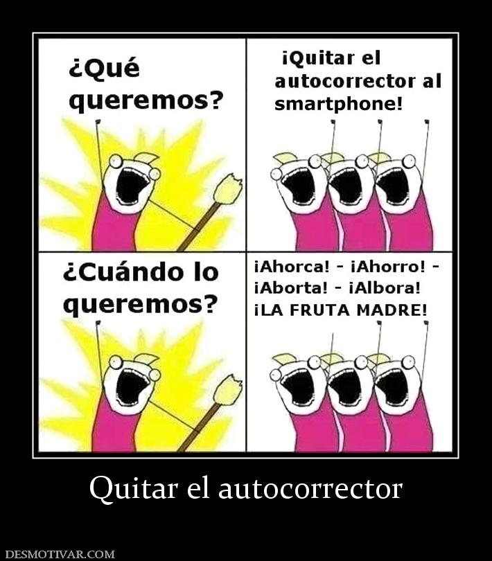 Quitar el autocorrector