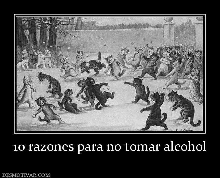 10 razones para no tomar alcohol