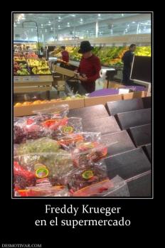 Freddy Krueger en el supermercado