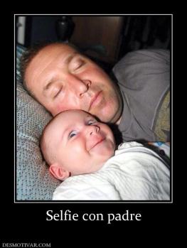 Selfie con padre