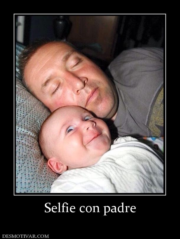 Selfie con padre