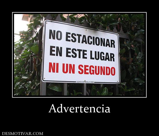 Advertencia