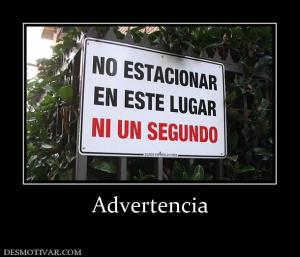 Advertencia