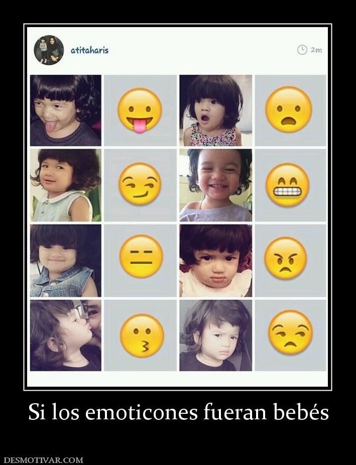 Si los emoticones fueran bebés