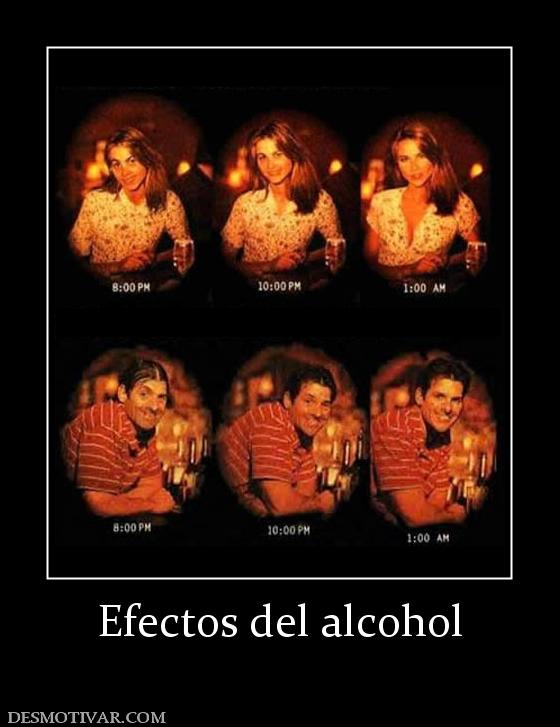 Efectos del alcohol