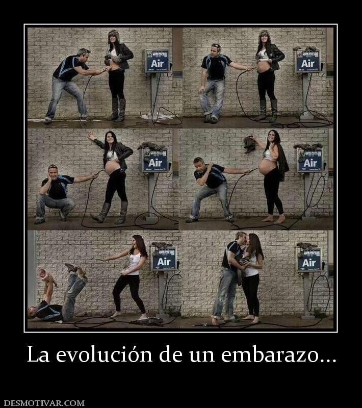 La evolución de un embarazo...