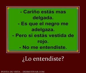 ¿Lo entendiste?