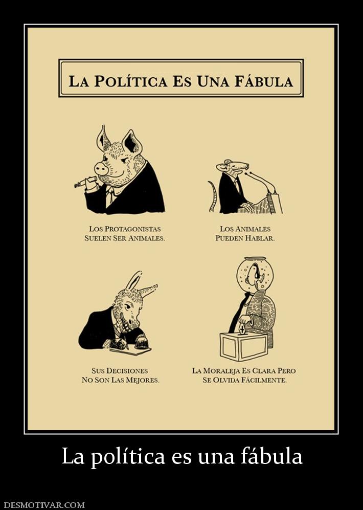 La política es una fábula