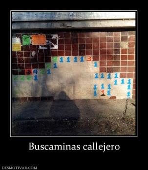 Buscaminas callejero