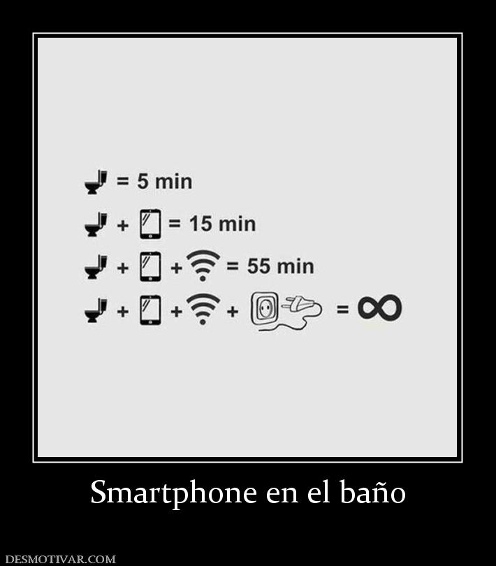 Smartphone en el baño