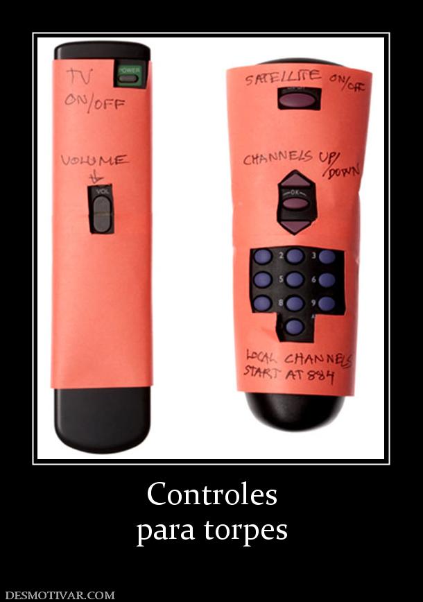 Controles para torpes