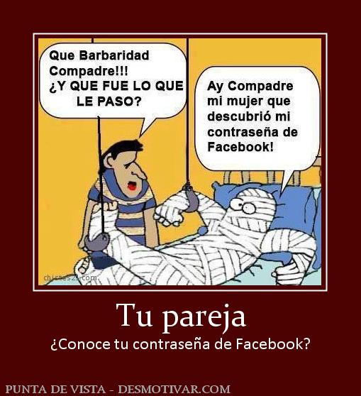 Tu pareja ¿Conoce tu contraseña de Facebook?