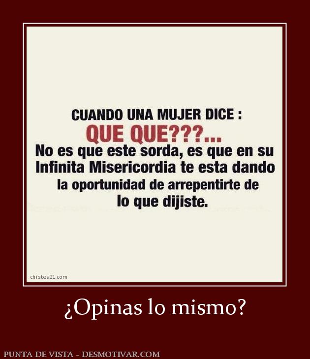 ¿Opinas lo mismo?