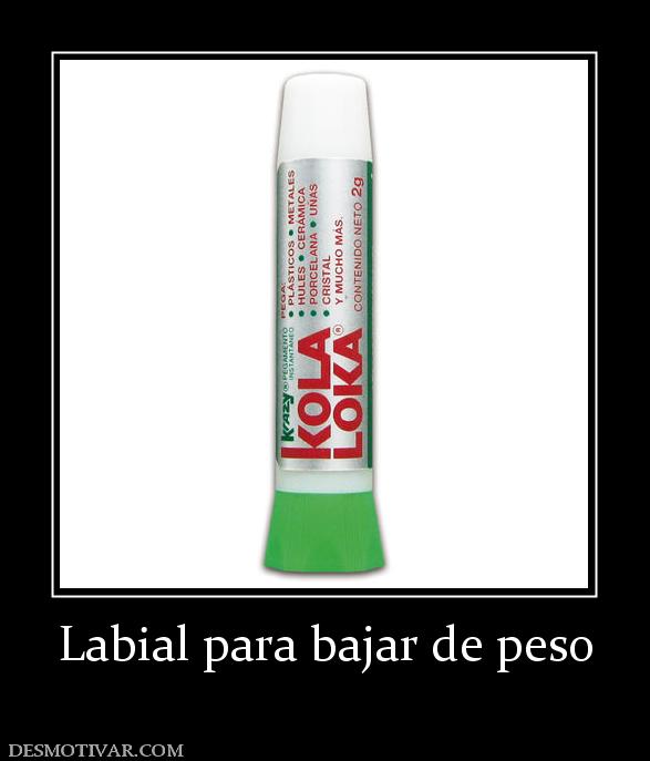 Labial para bajar de peso