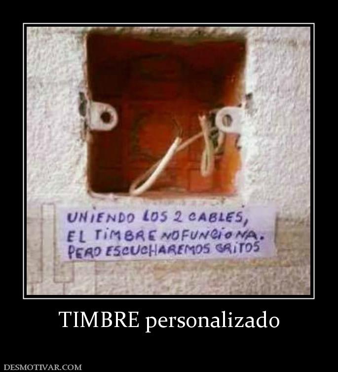 TIMBRE personalizado