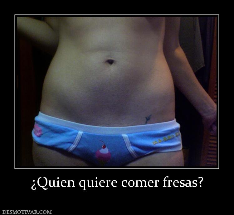 ¿Quien quiere comer fresas?