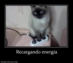 Recargando energía