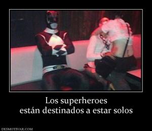 Los superheroes están destinados a estar solos