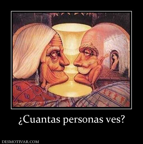 ¿Cuantas personas ves?