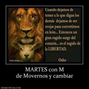 MARTES con M de Movernos y cambiar