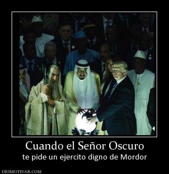 Cuando el Señor Oscuro te pide un ejercito digno de Mordor