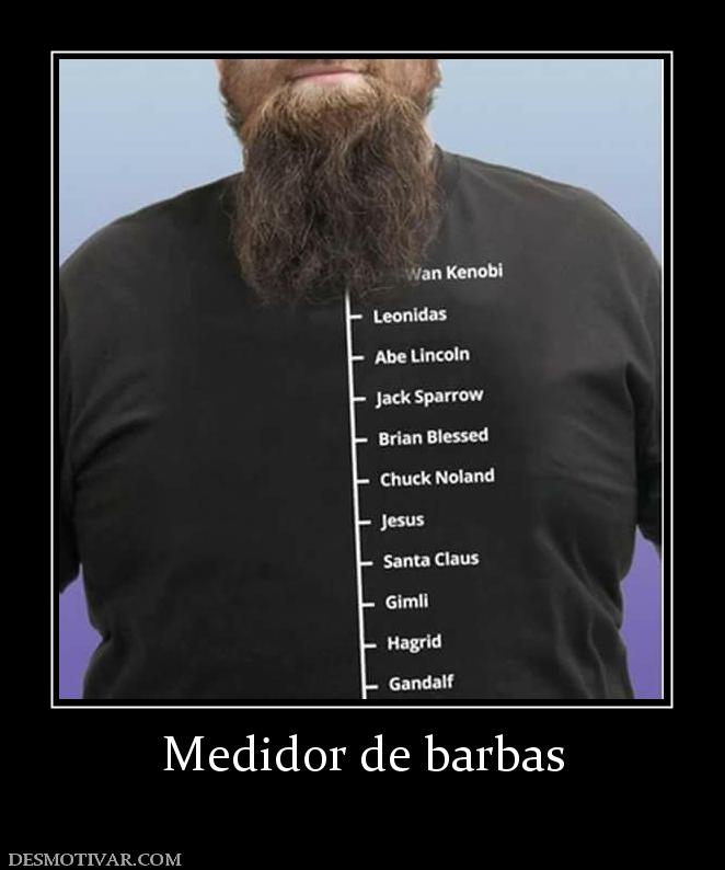 Medidor de barbas