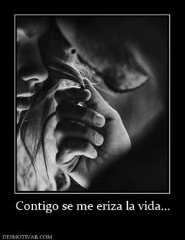 Contigo se me eriza la vida...