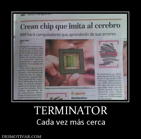 TERMINATOR Cada vez más cerca