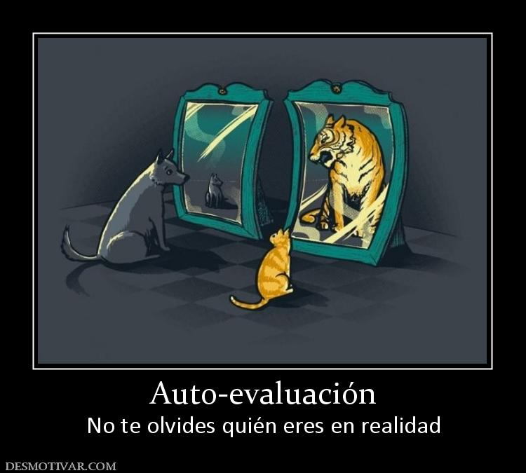 Auto-evaluación No te olvides quién eres en realidad