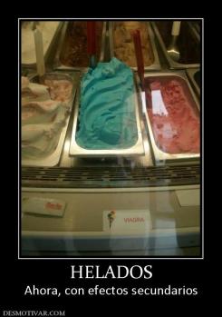 HELADOS Ahora, con efectos secundarios