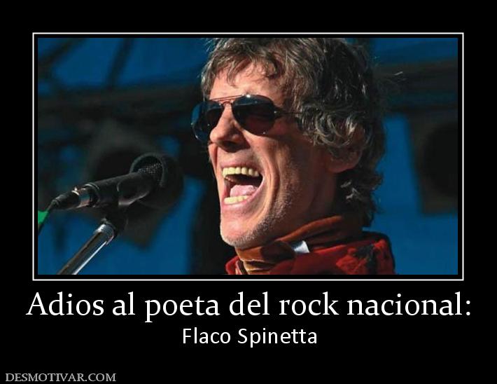 Adios al poeta del rock nacional: Flaco Spinetta