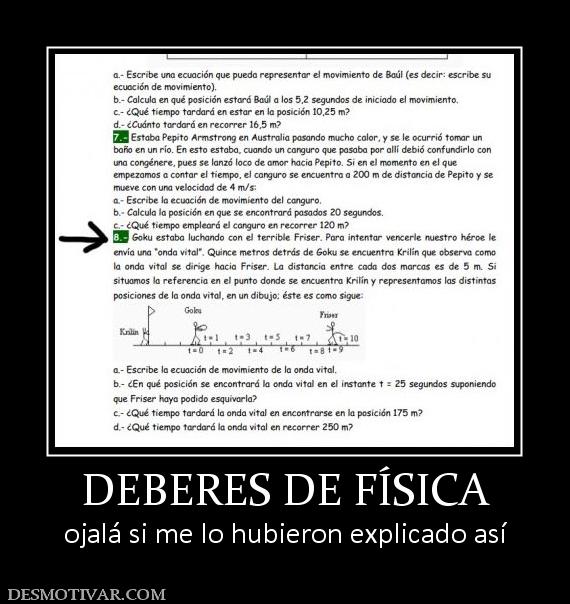 DEBERES DE FÍSICA ojalá si me lo hubieron explicado así