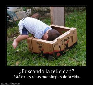 ¿Buscando la felicidad? Está en las cosas más simples de la vida.