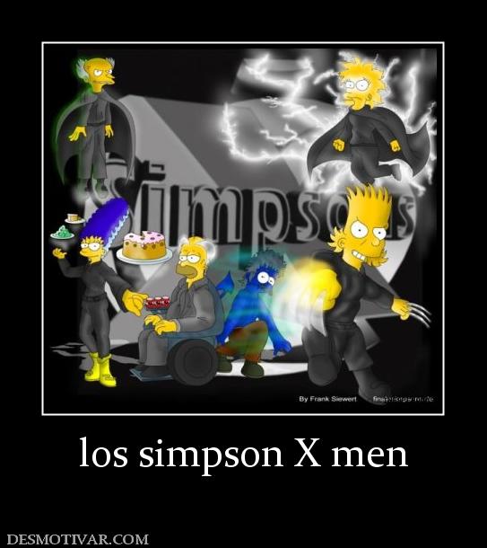 los simpson X men