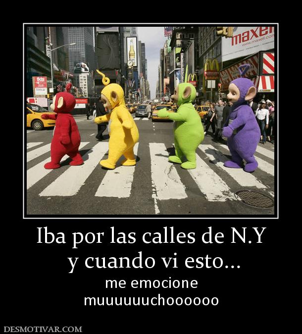 Iba por las calles de N.Y  y cuando vi esto... me emocione muuuuuuchoooooo