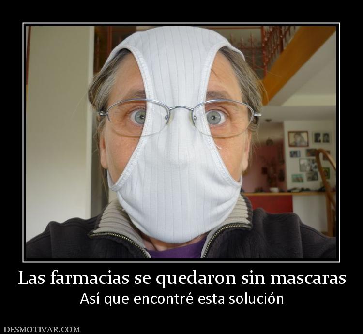 Las farmacias se quedaron sin mascaras Así que encontré esta solución