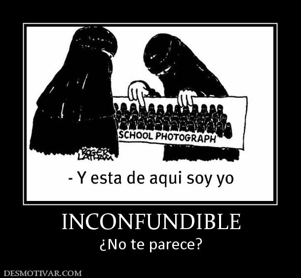 INCONFUNDIBLE ¿No te parece?