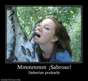 Mmmmmm  ¡Sabroso! Deberían probarlo