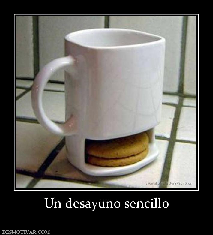 Un desayuno sencillo