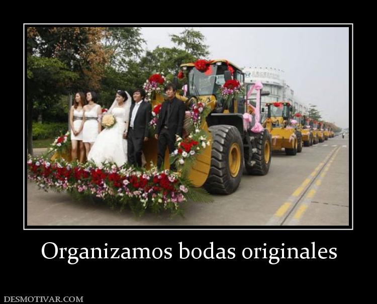 Organizamos bodas originales