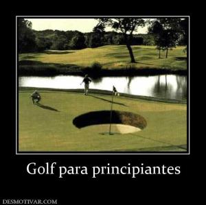 Golf para principiantes