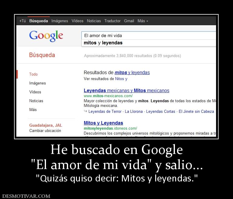 He buscado en Google