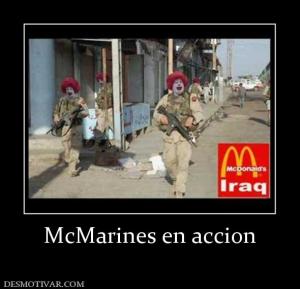 McMarines en accion