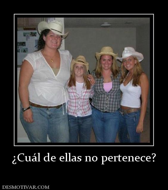 ¿Cuál de ellas no pertenece?