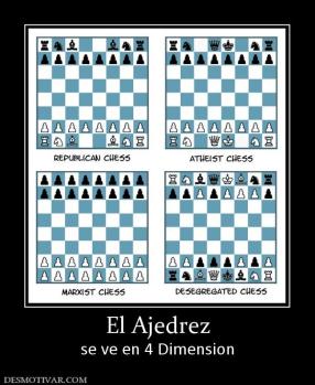 El Ajedrez se ve en 4 Dimension