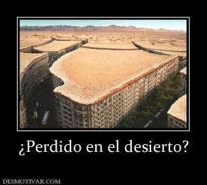 ¿Perdido en el desierto?