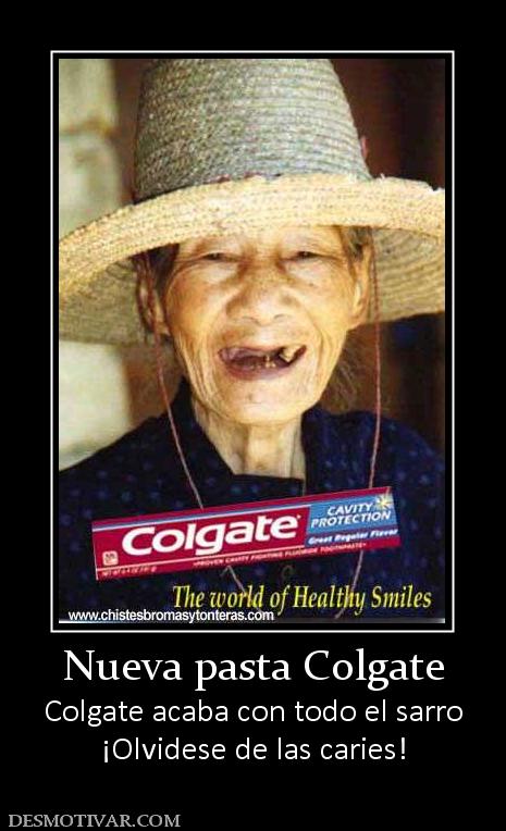 Nueva pasta Colgate Colgate acaba con todo el sarro ¡Olvidese de las caries!