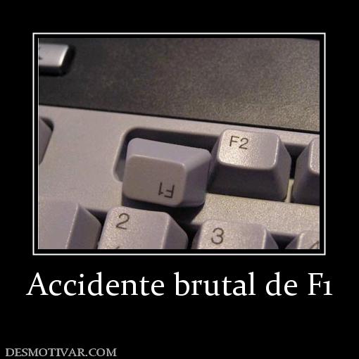 Accidente brutal de F1